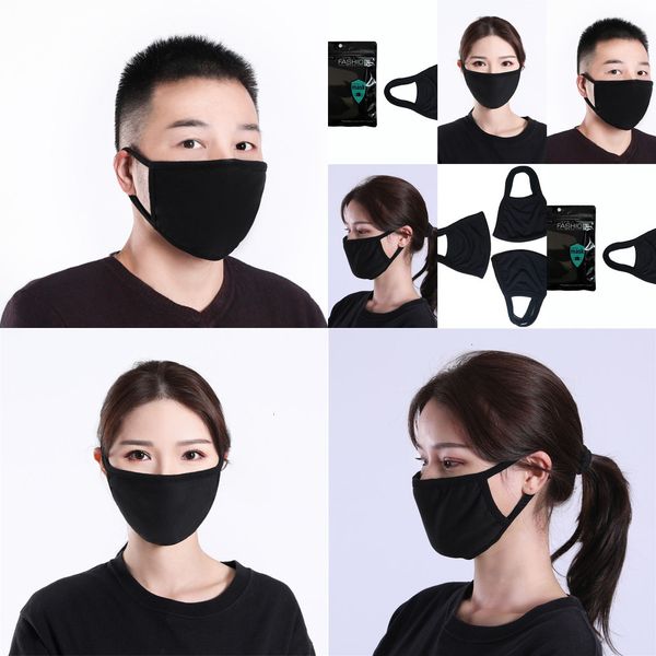 

factoryawbamasks cotton wc1s black classic fashion face washable reusable dustproof cloth mask for man woman protective produc