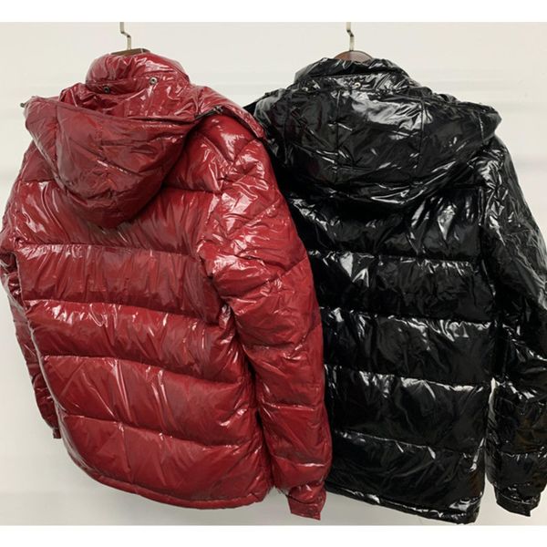 

мужское зимней куртка новое яркое лицо вниз куртка мужчин и женщины пара толщины короткого участок яркого капюшон теплого дополнительный тол, Black