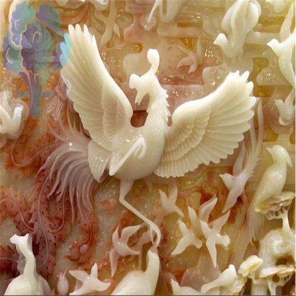 

dropship 3d p wallpaper 3d modern chinese jade mural living room bedroom sofa tv backdrop mural wallpaper wall murals1