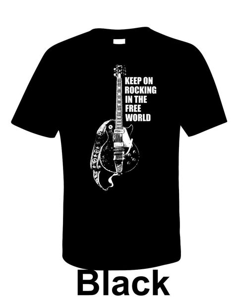 

sport neil young t shirt keep on rocking in the world old black 2020 summer brand clothing 100% cartoon t shirt men t shirt