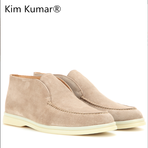 

european station street fashion anti slip comfort flat bottomed men and women and bare boots street fashion impeccable quality a, Black