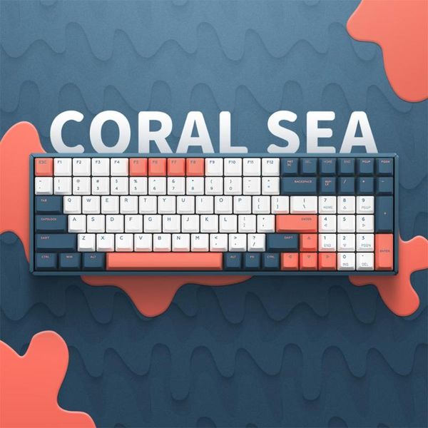 

f96 coral sea wireless mechanical keyboard