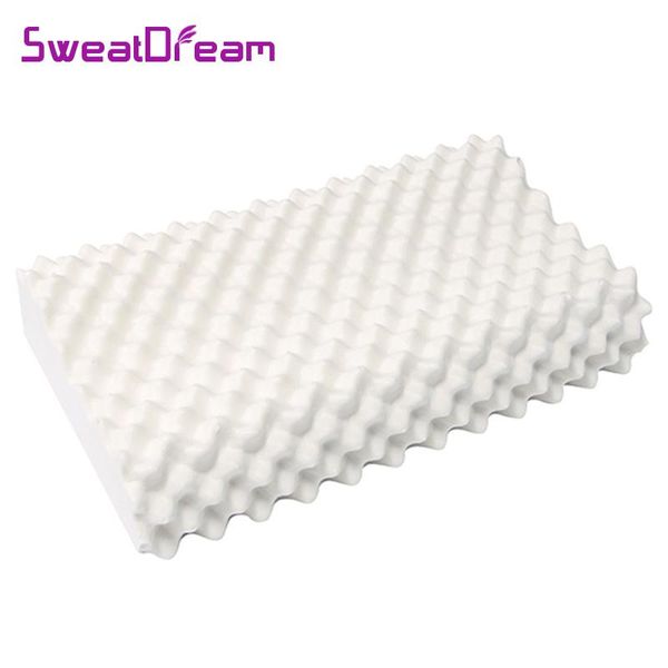 

pillow natural latex orthopedic massage neck cervical spine protected for sleeping pillows slow rebound