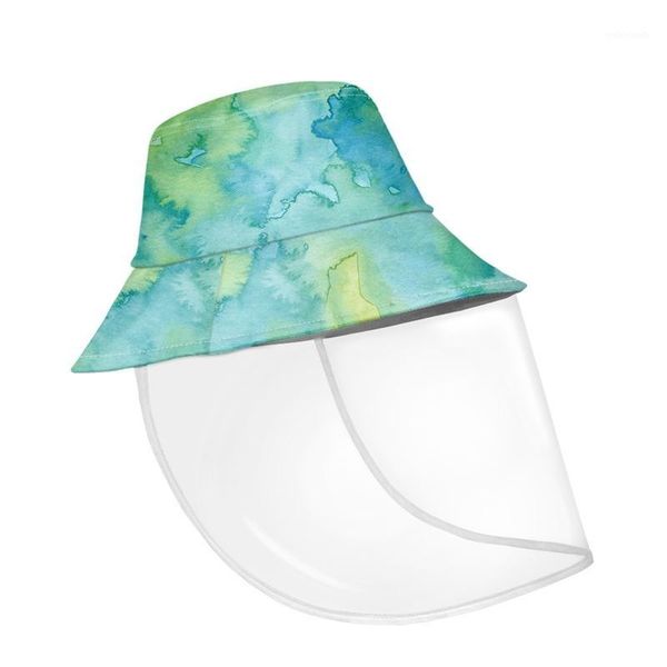 

anti-fog fisherman hat outdoor travel visor pattern removable windproof protective cap1, Blue;gray