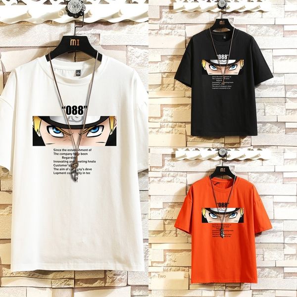 

dqnon 2020 summer uq8kt sleeve fashion t-shirt t-shirt brand short plus big size fat loose fashion junior high school men's wear casual, Blue