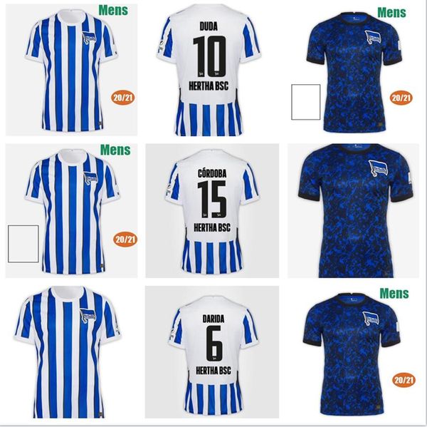 

hertha soccer jersey piatek 2020 2021 leckie cunha football shirt guendouzi berlin hertha tousart fußball, Black;yellow