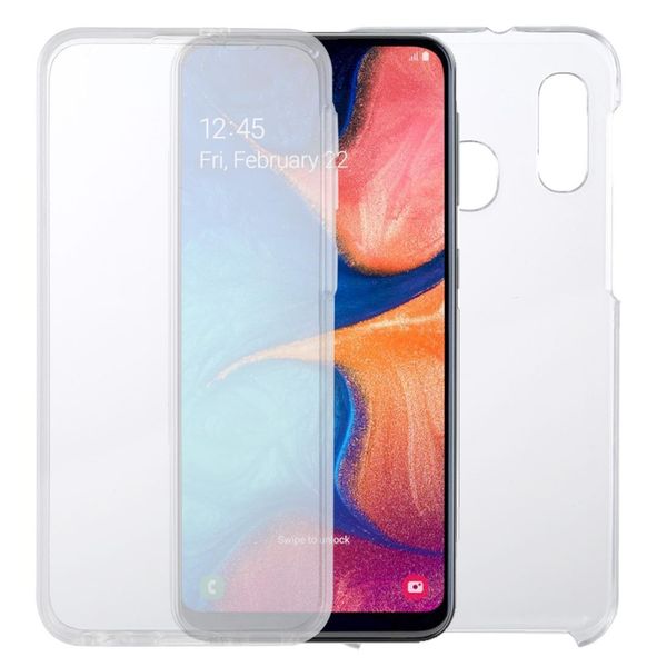 

for samsung galaxy a20e pctpu ultra-thin double-sided all-inclusive transparent case
