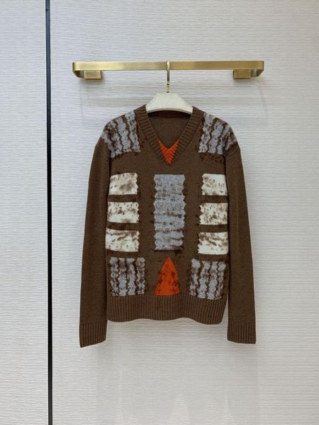 

100% cashmere sweater pullovers 2020 autumn women ethnic geometric embroidery matching drop-shoulder casual sweaters, White;black