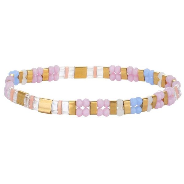 

c.quanchi 2020 новые тила бусины браслеты шарма bohemian stretch лето пляж подарок ювелирных изделий (04c, Golden;silver