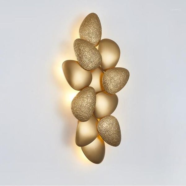 

nordic designer wall lamp bedroom bedside led wall decoration lamp fashion luxury l golden corridor1