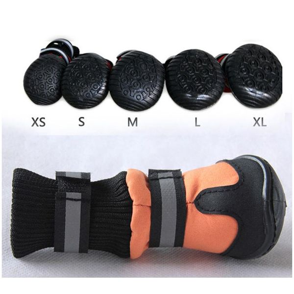 

pet dog shoes for sports mountain wearable for pets pvc soles waterproof reflective dog boots perfect for jlligl
