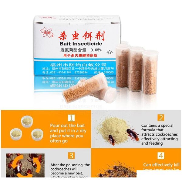 

10 bottles poison trap bedroom pest control cockroach killer bai qylhuw bdetoys