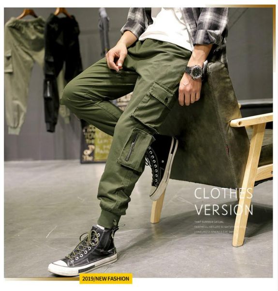 

plus size 8xl pants men casual camo cargo trousers hip hop joggers streetwear pantalon casual sweatpants black slim mens joggers 86116