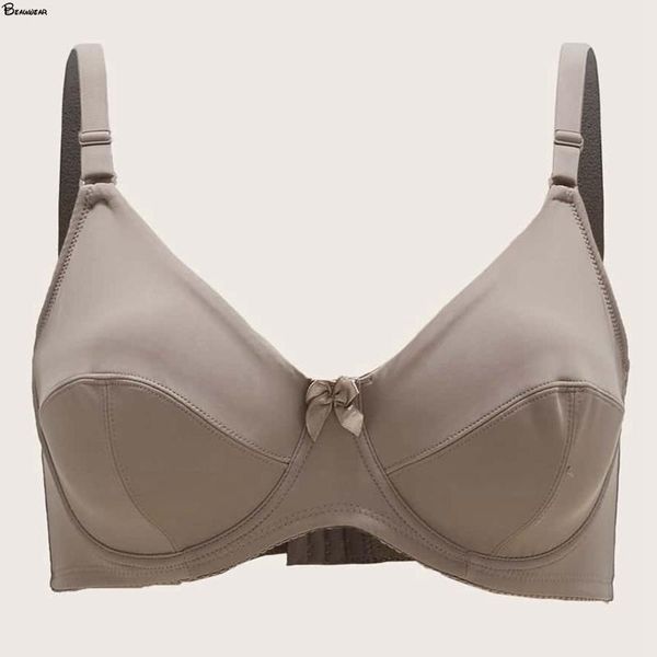 

beauwear woman non-padded ultra-thin bras full cup minimizer bras large size 36d-48e female ultimates lingeires braletttes bh, Red;black