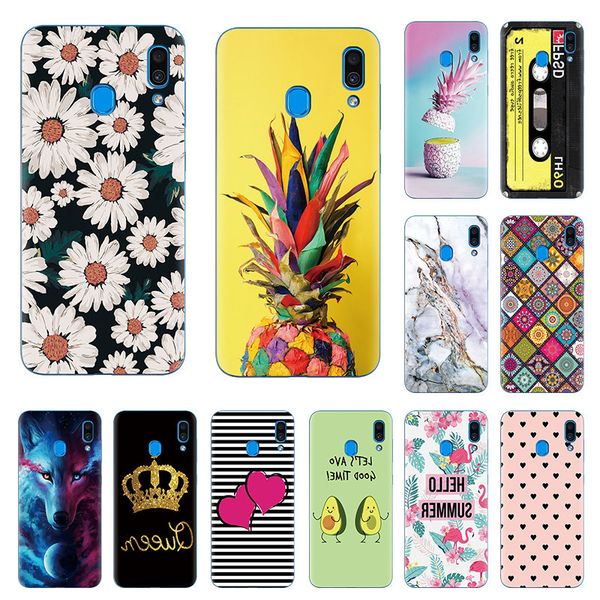 

galaxy case cover silicone coque bumper for samsung a20 a 20 2019 a205f a205 sm-a205f etui soft fundas