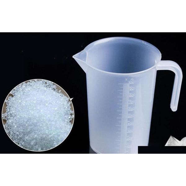 

250ml/500ml/1000ml lab beaker plastic graduated measuring cup with handle household kitchen cook jllxop allguy