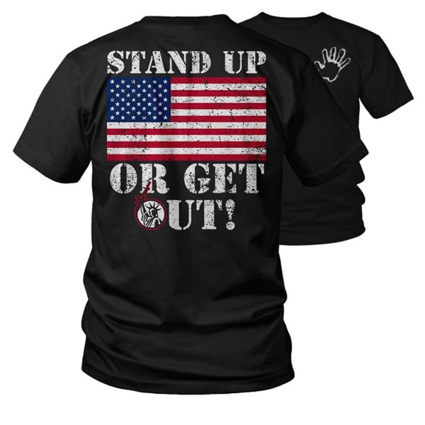 

stand up proud american flag support 2nd amendment support t shirt (4x) summer tee shirt sport hooded sweatshirt hoodie