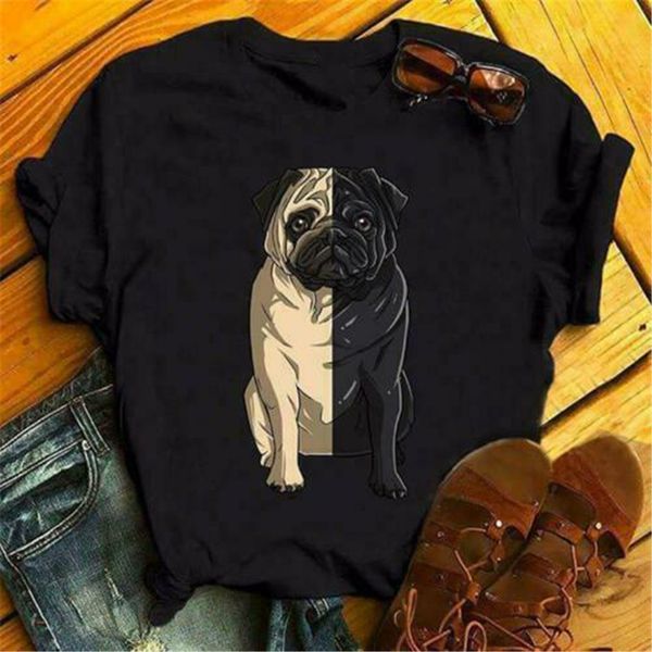 

pug in black & white dog lover men t-shirt cotton s-3xl fashion classic style tee shirt sport hooded sweatshirt hoodie