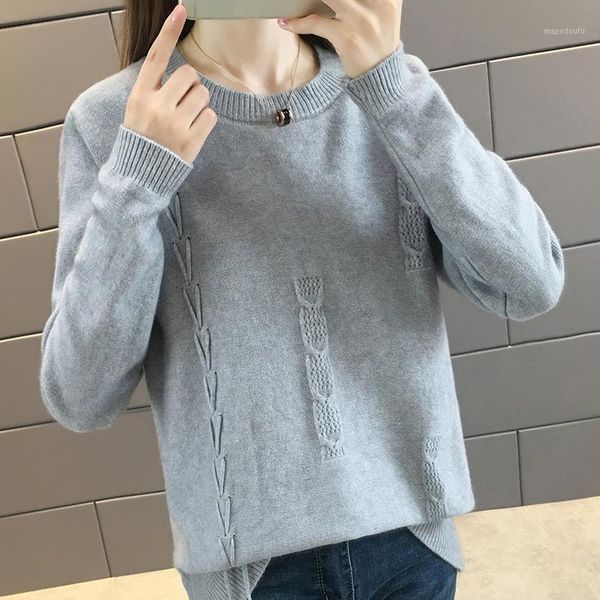 

2018 winter women sweaters pullovers o-neck knitted sweaters women elegant casual pullovers warm knitwear cashmere1, White;black