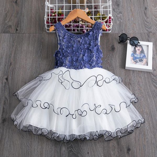 

2-7y toddler baby kid girls princess tutu dress bow flower backless birthday pageant party wedding dresses f jllsox