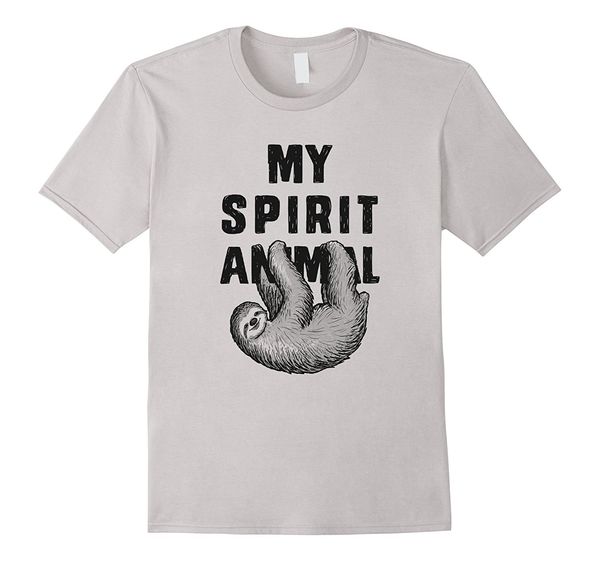 

my spirit animal lazy sloth, funny short sleeve hipster tees 2017 fashion new 2017 funny sport hooded sweatshirt hoodie t shirt