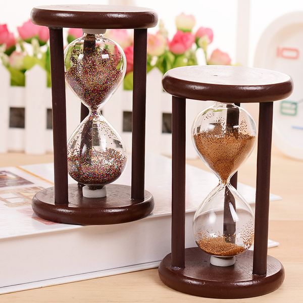 

diy vintage hourglass crafts antique style sand clock calculagraph brushing make tea garden ornaments wood saat timer 7x7x12cm 1007