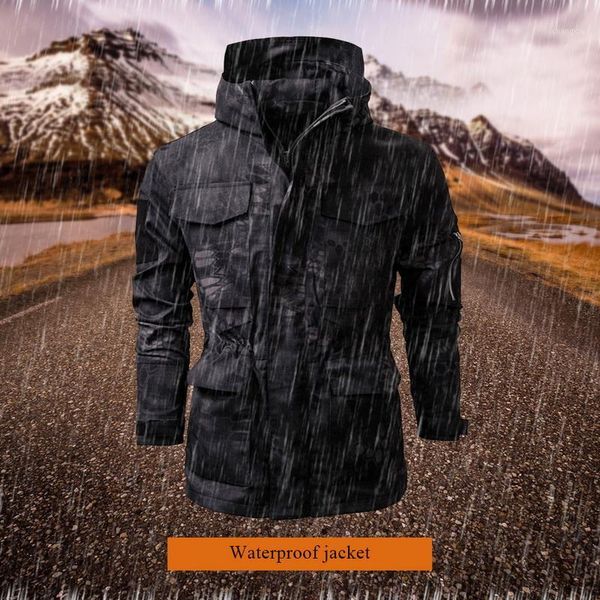

litthing brand clothing 2020 men camouflage fleece jacket army tactical clothing multicam male camouflage windbreakers1, Black;brown