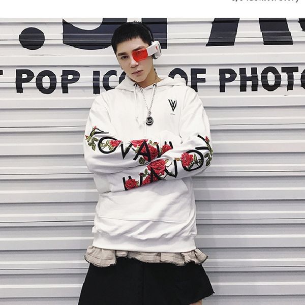

1rhh6 couple's nv wai tao nv wai taocoat autumn coatwinter fashion brand wo fried street sweater men's and women's coat loose, Black