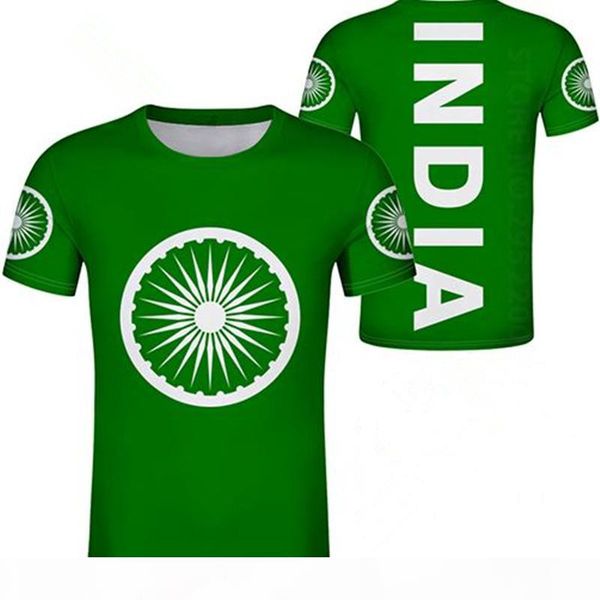 

india t shirt diy custom made name number ind t-shirt nation flag hindi country republic indian college print p clothes, White;black