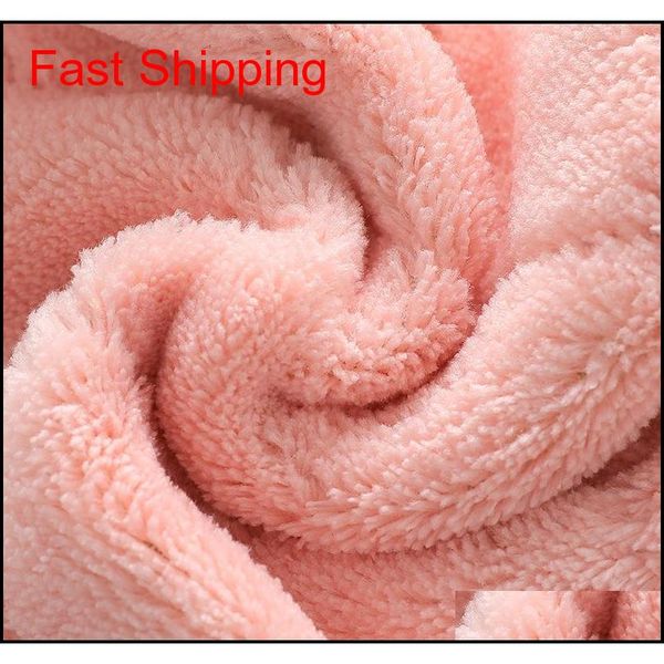 

100pcs double-sided coral fleece absorbent dish cloth washing pot non-stick oil hand towel thickening wipe tablecloth t qylfkt yh_pack