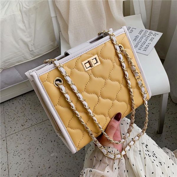 

new chain messenger bag casual turn lock shoulder bag