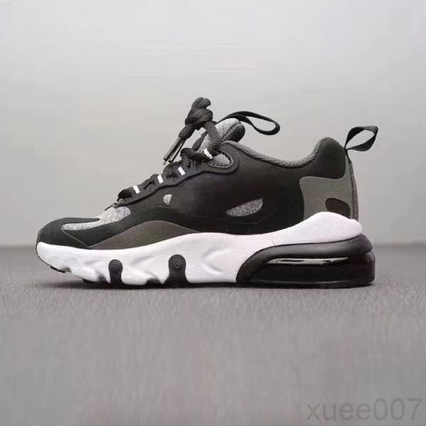 

2020 react kids designer shoes children 27s basketball shoes wolf grey toddler sport sneakers for boy girl toddler chaussures pour enfant kt, Black