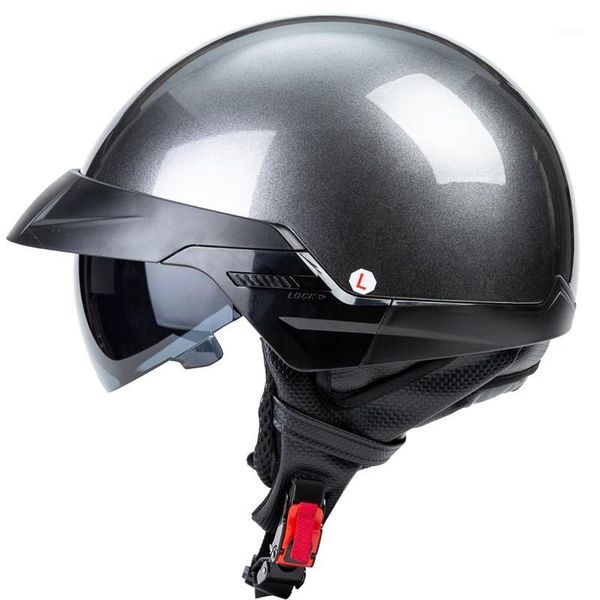 

zombies racing motorcycle helmet 2020 new open face helmet with controllable sunglasses and zipper contacted neck cover1