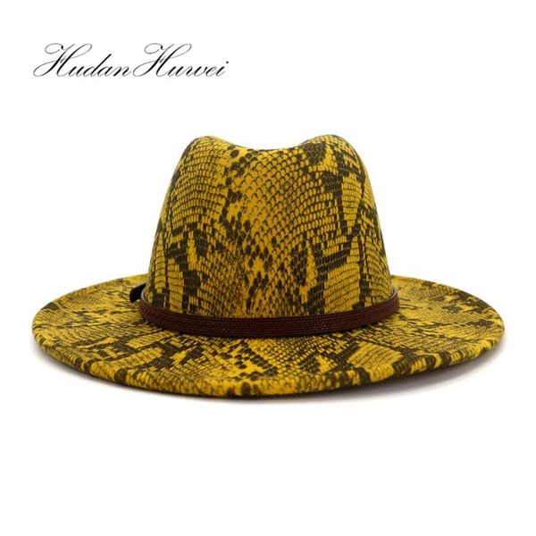 

2020 new cap wide brim fedora hat women men wool felt hats with panama jazz fedoras