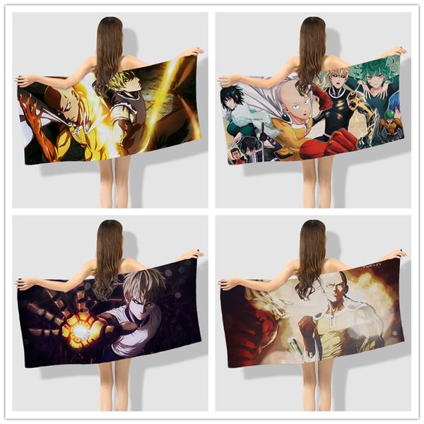 

anime manga one punch man полотенце пляжное полотенце 001