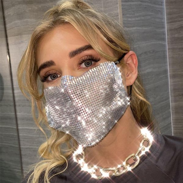 

прохладный блеск rhinestone партии маски алмазный crytal украшения лицевая маска сети сетки способа чадра для венчания ночной клуб party sho