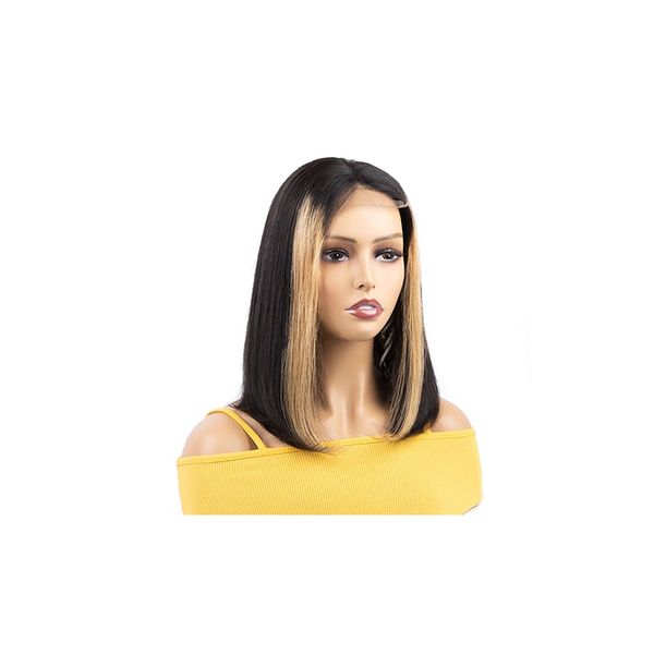 

moxika 180 density straight short bob lace front wig pixie cut wigs brazilian human hair wigs 13x4 remy for black women f bbyiyc, Black;brown