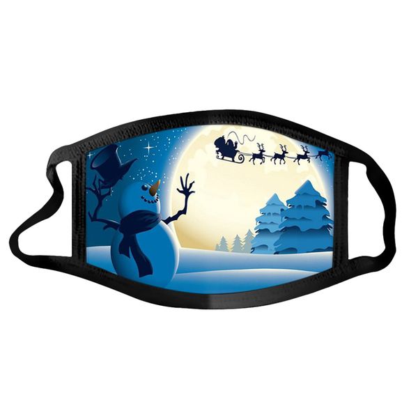 

1pcs fashion reusable newface print washable polyester christmas windproof filter masks mouth mask with design masque 201