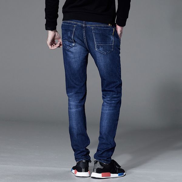 

counter quality stretch men's 28-35-44 cotton mean jeans, Blue