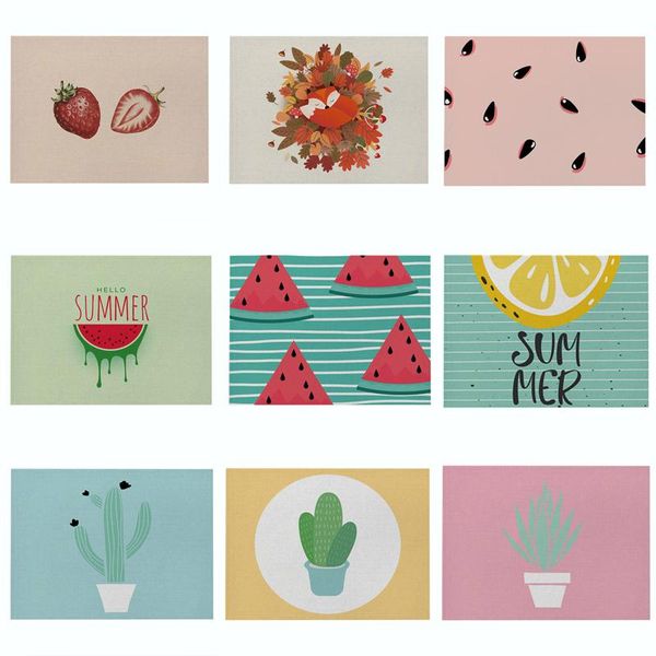 

фруктовый обеденный столик placemat для кухни украшения обеденные коврики аксессуары посуда посылки многофункциональный самолет салфетки фру