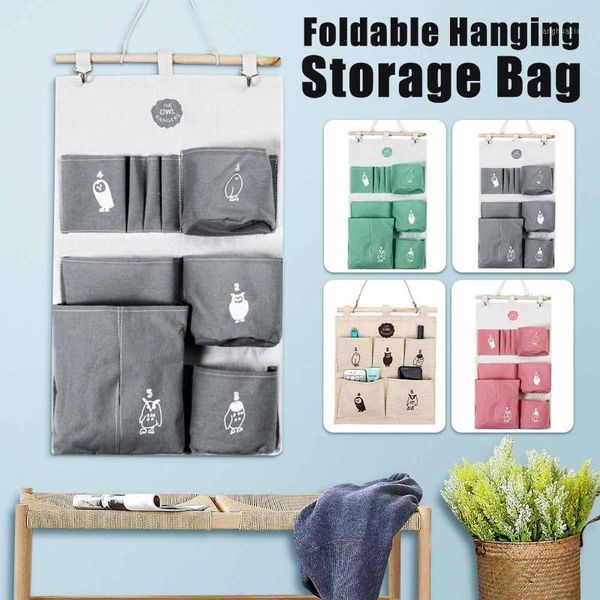 

storage boxes & bins wall mounted wardrobe organizer sundries bag waterproof jewelry hanging pouch hang cosmetics toys organizer1