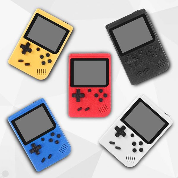 Mini-Handheld-Videokonsole, tragbar, Retro-8-Bit-Modell, kann 400 in 1 AV-Farb-LCD-Game-Player speichern