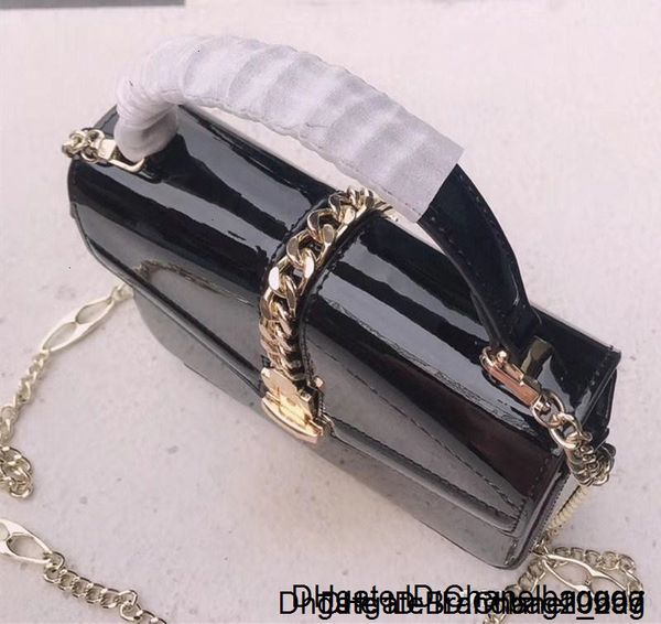 

2020 new designer luxury handbags ice cream bag genuine calf leather handbag for women with metal chain crossbody strap