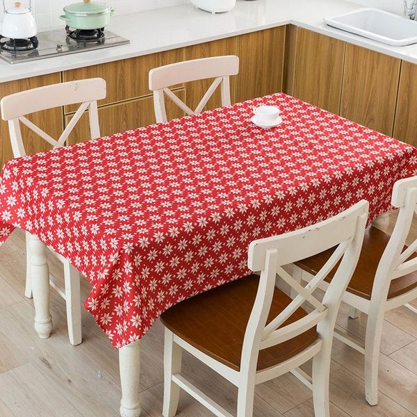 

новогодние украшения рождественский подарок скатерть геометрические водонепроницаемые льняные решетки полоса навидад таблицы ткань украшения
