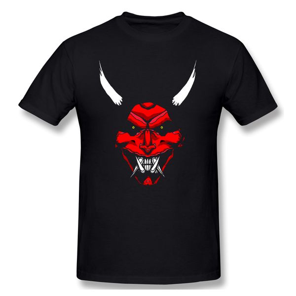 

sport t shirts men japanese oni mask t-shirt 100% cotton nioh 2 japanese warring states era game pure cotton tees