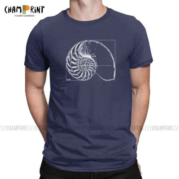 

fibonacci on a nautilus shell vintage math science short sleeve clothes 4xl 5xl 6xl sport hooded sweatshirt hoodie men t shirt