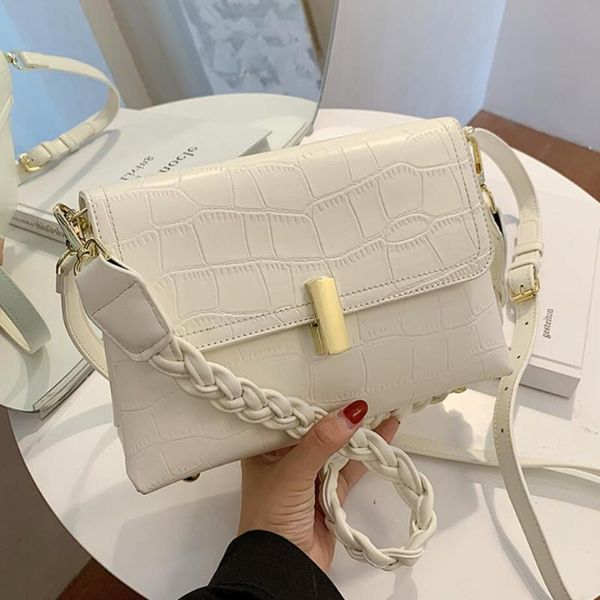 

cross body stone pattern armpit bag 2021 fashion high-quality pu leather women's designer handbag travel shoulder messenger