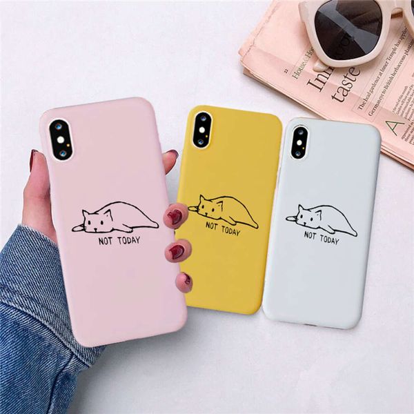

sewqjane sheath and cartoon cat dign vip, soft shell matte silicon for vip 12 11 pro xs max x r 7 8 6 plus se20vtrvgt