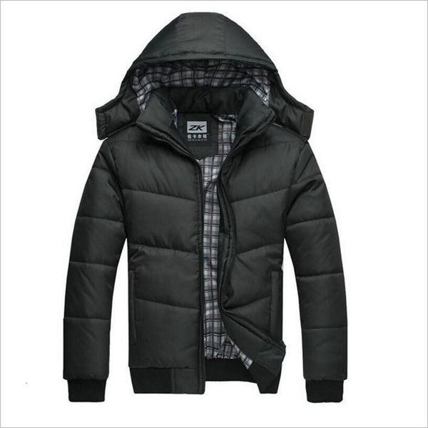 

2021 for fashion men winter jacket big size m-4xl new arrival casual slim cotton with hooded parkas masculino 6bdn, Black;brown