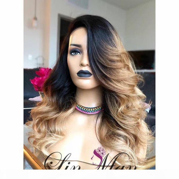 

loose wave wig lace front remy human wigs for women human hair wig natural hairline linman, Black;brown
